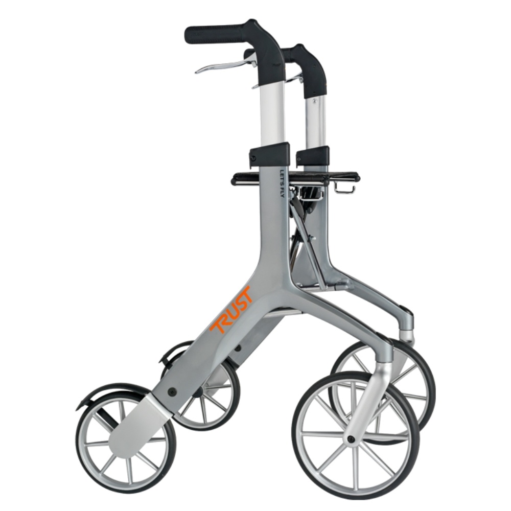 TrustCare TrustCare let's fly, lichtgewicht rollator - Grijs