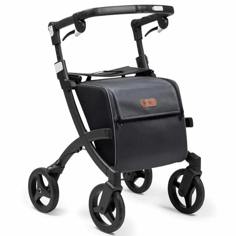 Rollz Rollz Flex boodschappen rollator - Zwart Rollz Rollz Flex boodschappen rollator - Zwart