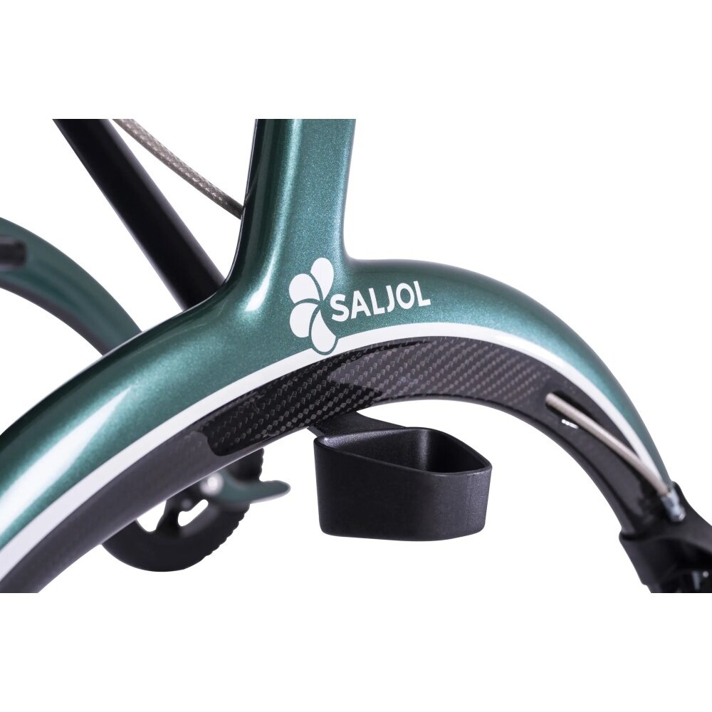 Saljol Saljol Carbon lichtgewicht rollator - Groen, Regular