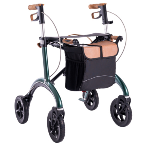 Saljol Saljol Carbon lichtgewicht rollator - Groen, Regular Saljol Saljol Carbon lichtgewicht rollator - Groen, Regular