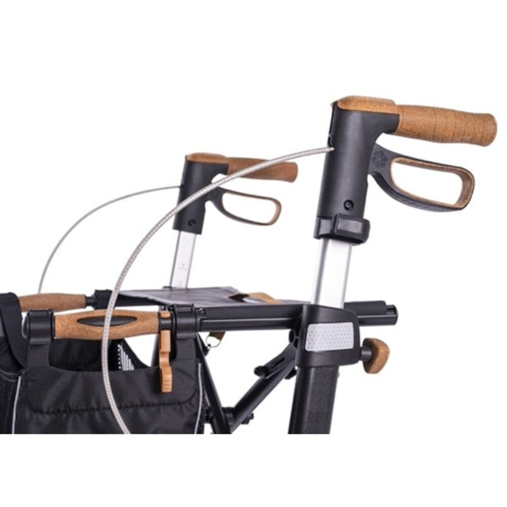 Saljol Saljol Carbon lichtgewicht rollator - Zwart, Regular