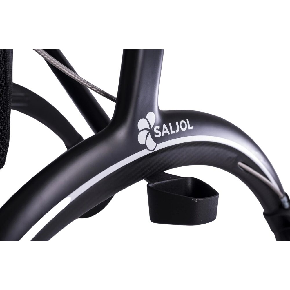 Saljol Saljol Carbon lichtgewicht rollator - Zwart, Regular