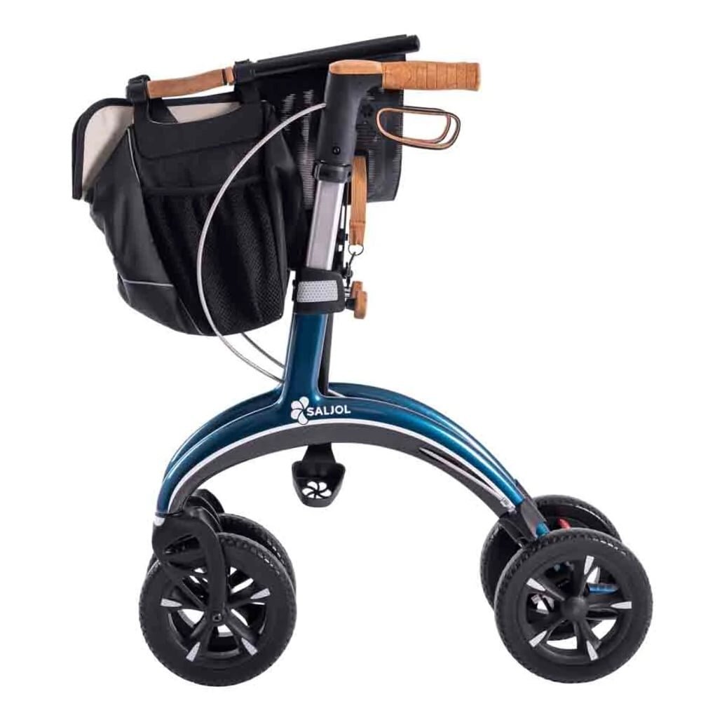 Saljol Saljol Carbon lichtgewicht rollator - Blauw, Small