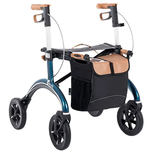 Saljol Saljol Carbon lichtgewicht rollator - Blauw, Small Saljol Saljol Carbon lichtgewicht rollator - Blauw, Small