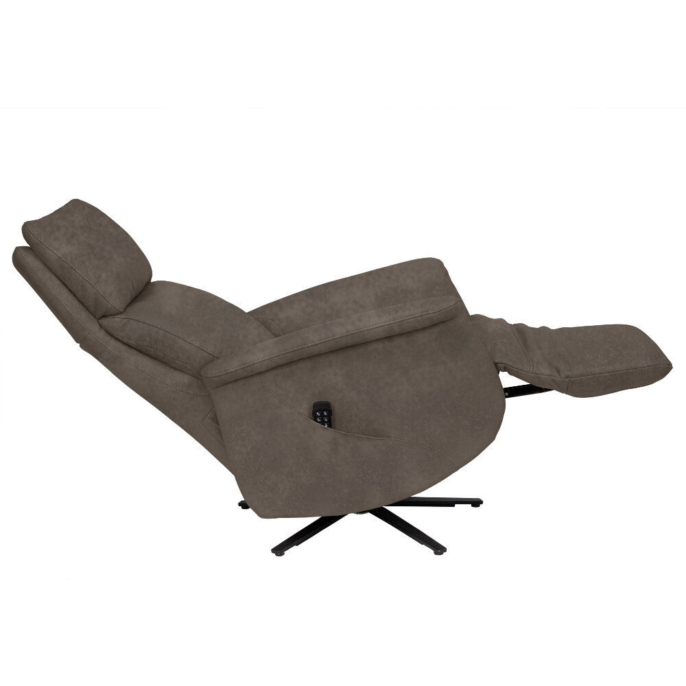 Basiq-seats Mistral draaibare Sta-op stoel met 3 motoren - Ingebouwde accu