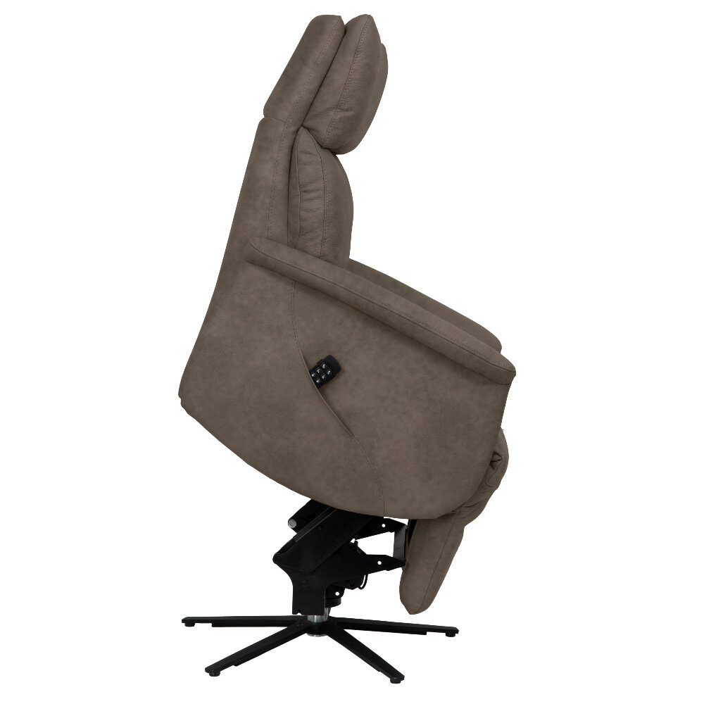 Basiq-seats Mistral draaibare Sta-op stoel met 3 motoren - Ingebouwde accu