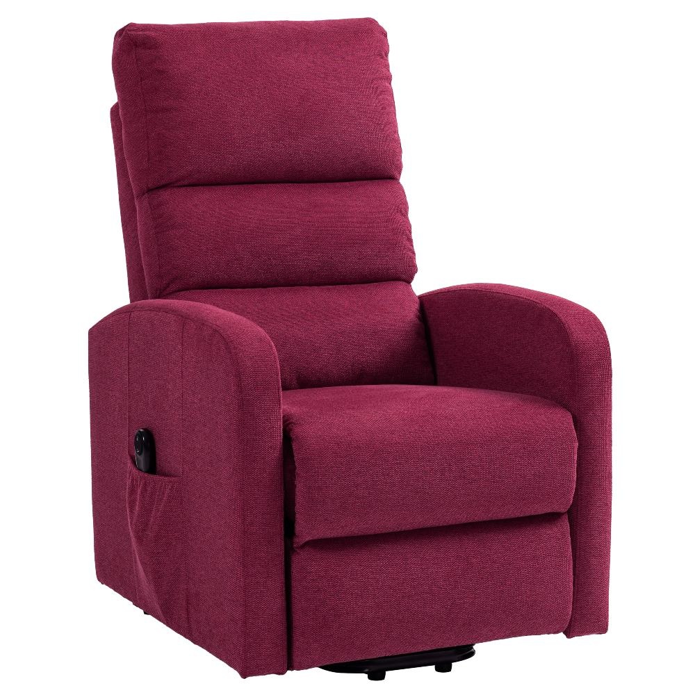 Basiq-seats Artic Sta-op stoel met 1 motor - Rood