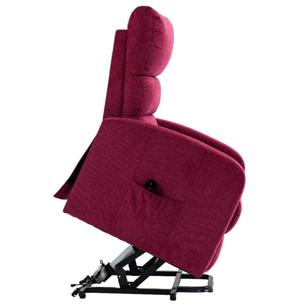 Basiq-seats Artic Sta-op stoel met 1 motor - Rood