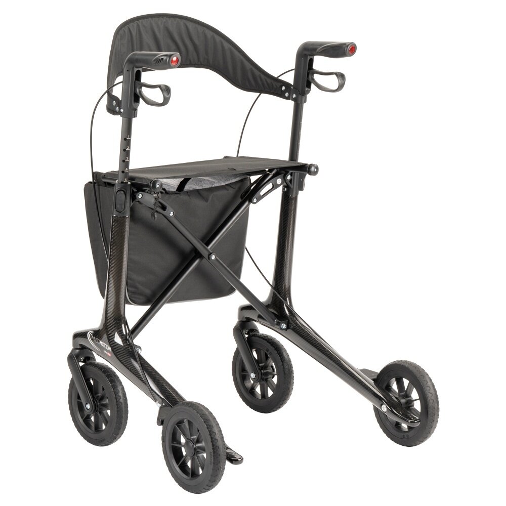 MultiMotion MultiMotion Carbon rollator met softwielen - Carbon