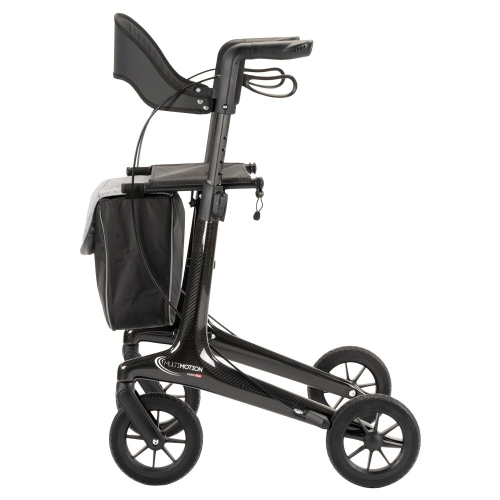 MultiMotion MultiMotion Carbon rollator met softwielen - Carbon