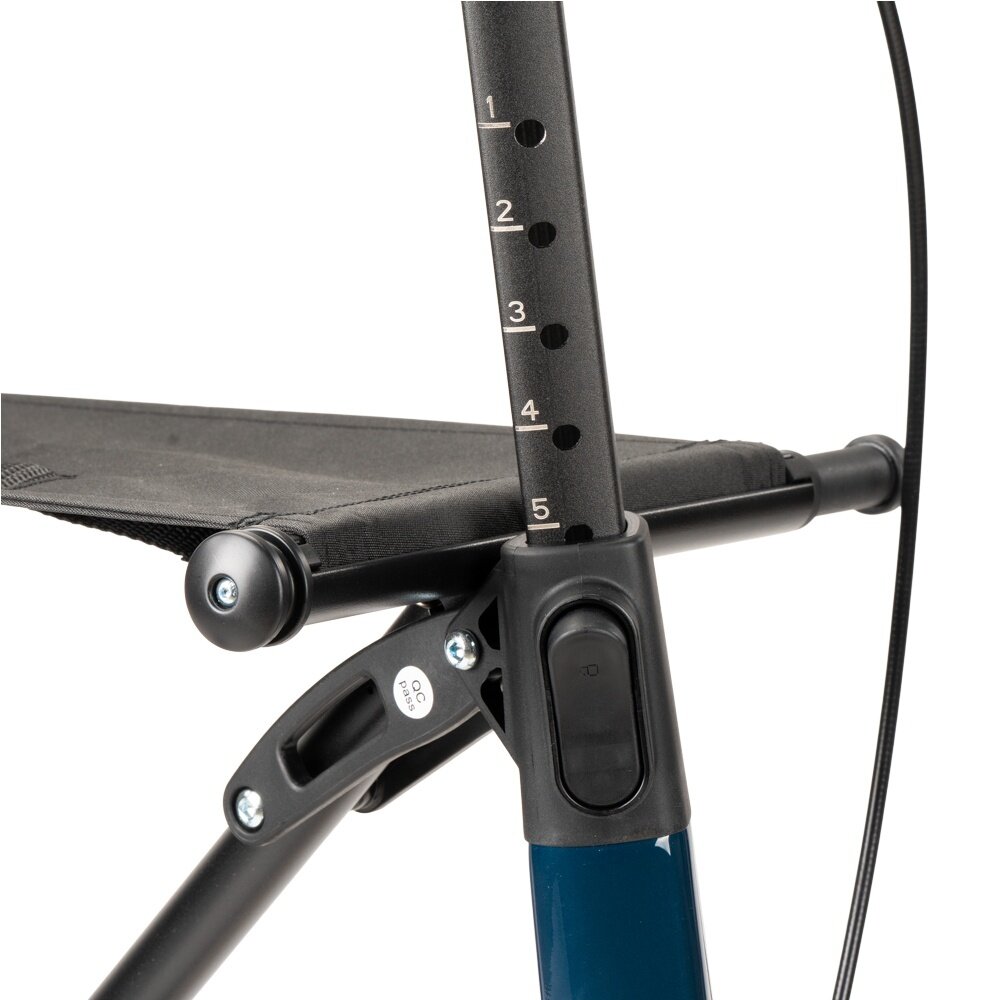 MultiMotion MultiMotion Carbon rollator met softwielen - Maat L - Blauw