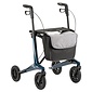 MultiMotion MultiMotion Carbon rollator met softwielen - Maat L - Blauw
