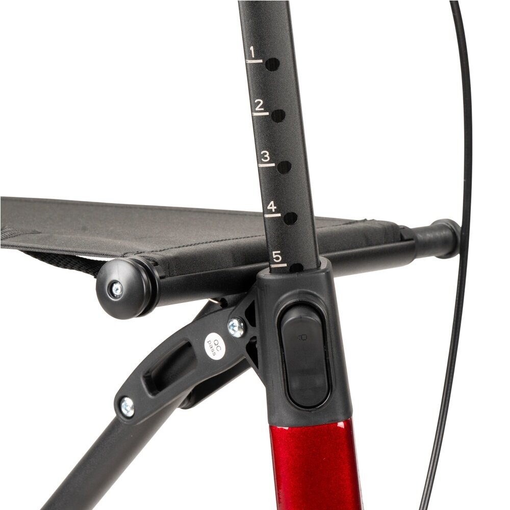 MultiMotion MultiMotion Carbon rollator met softwielen - Rood