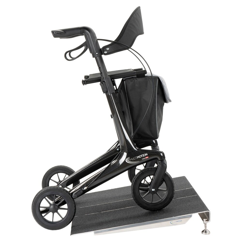 MultiMotion Verstelbare aluminium drempelhulp met antislip - 91,5 cm breed
