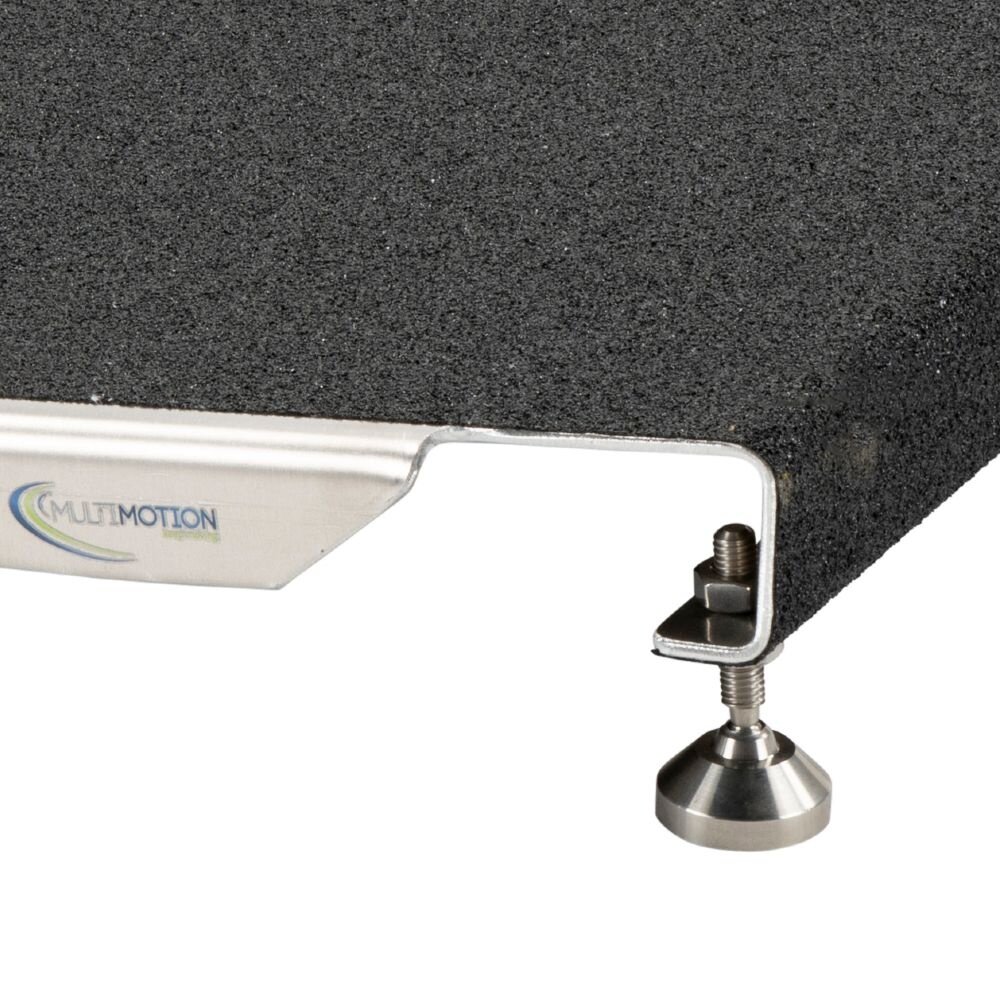 MultiMotion Verstelbare aluminium drempelhulp met antislip - 91,5 cm breed