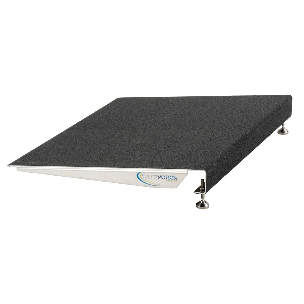 MultiMotion Verstelbare aluminium drempelhulp met antislip - 71 cm breed