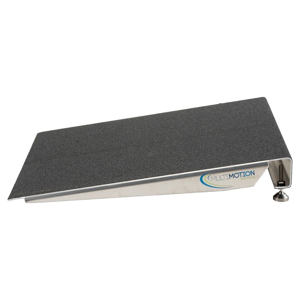 MultiMotion Verstelbare aluminium drempelhulp met antislip - 71 cm breed