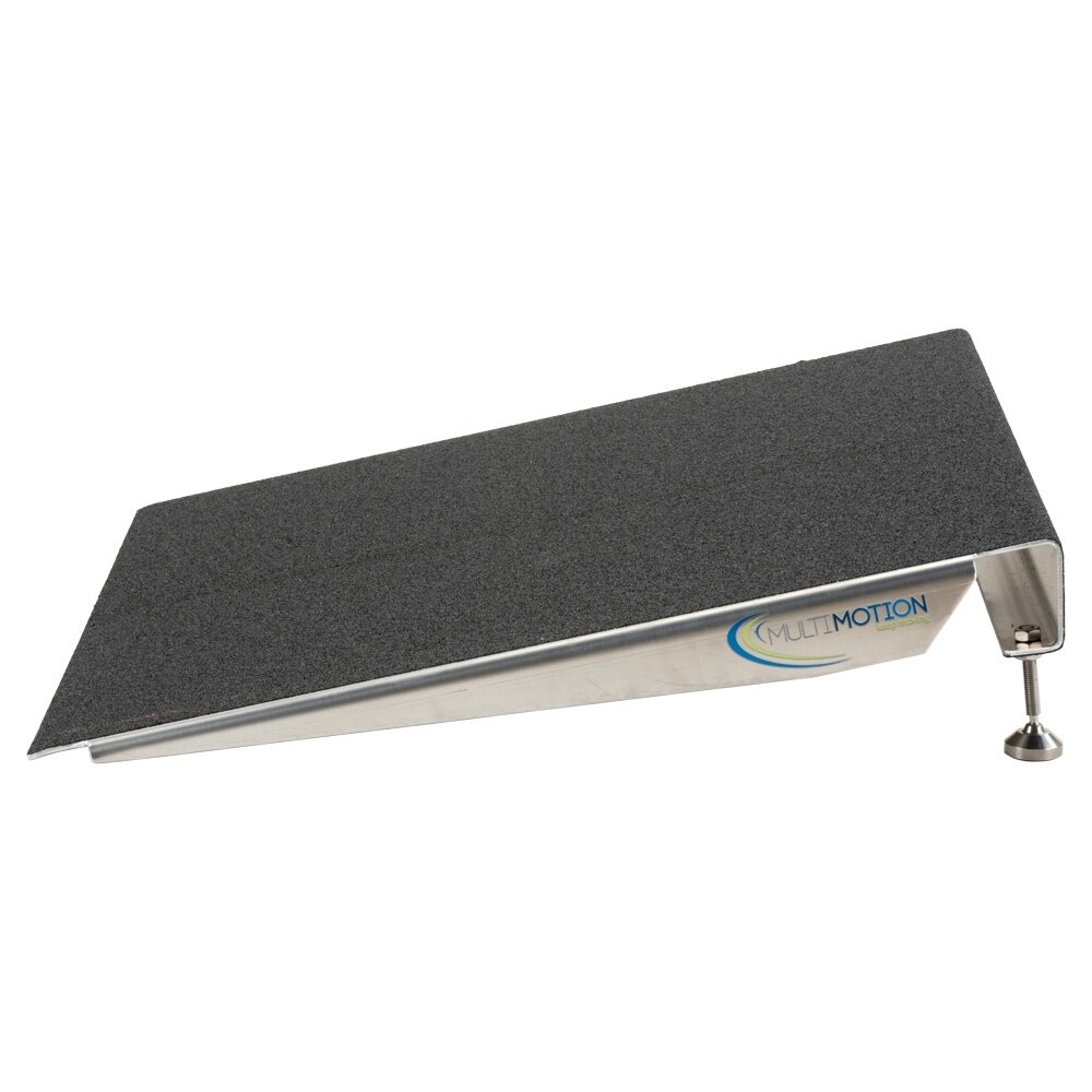 MultiMotion Verstelbare aluminium drempelhulp met antislip - 71 cm breed