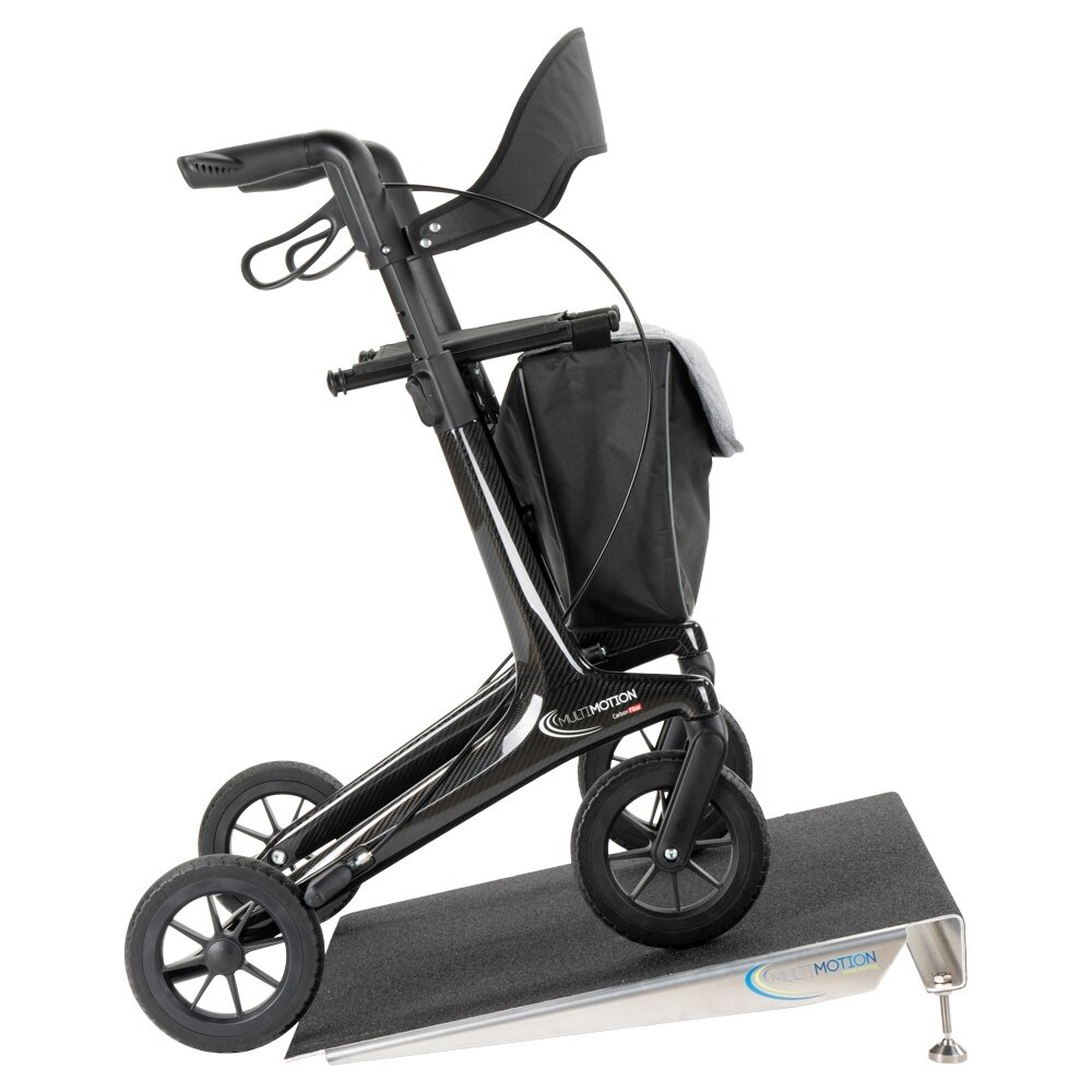 MultiMotion Verstelbare aluminium drempelhulp met antislip - 71 cm breed