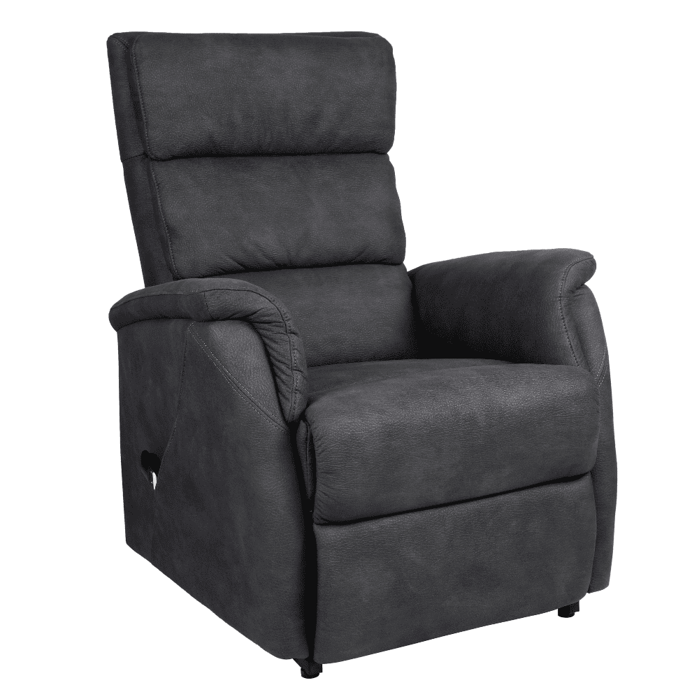 Basiq-seats Palma Sta-op stoel met 2 motoren - Stof, Grijs