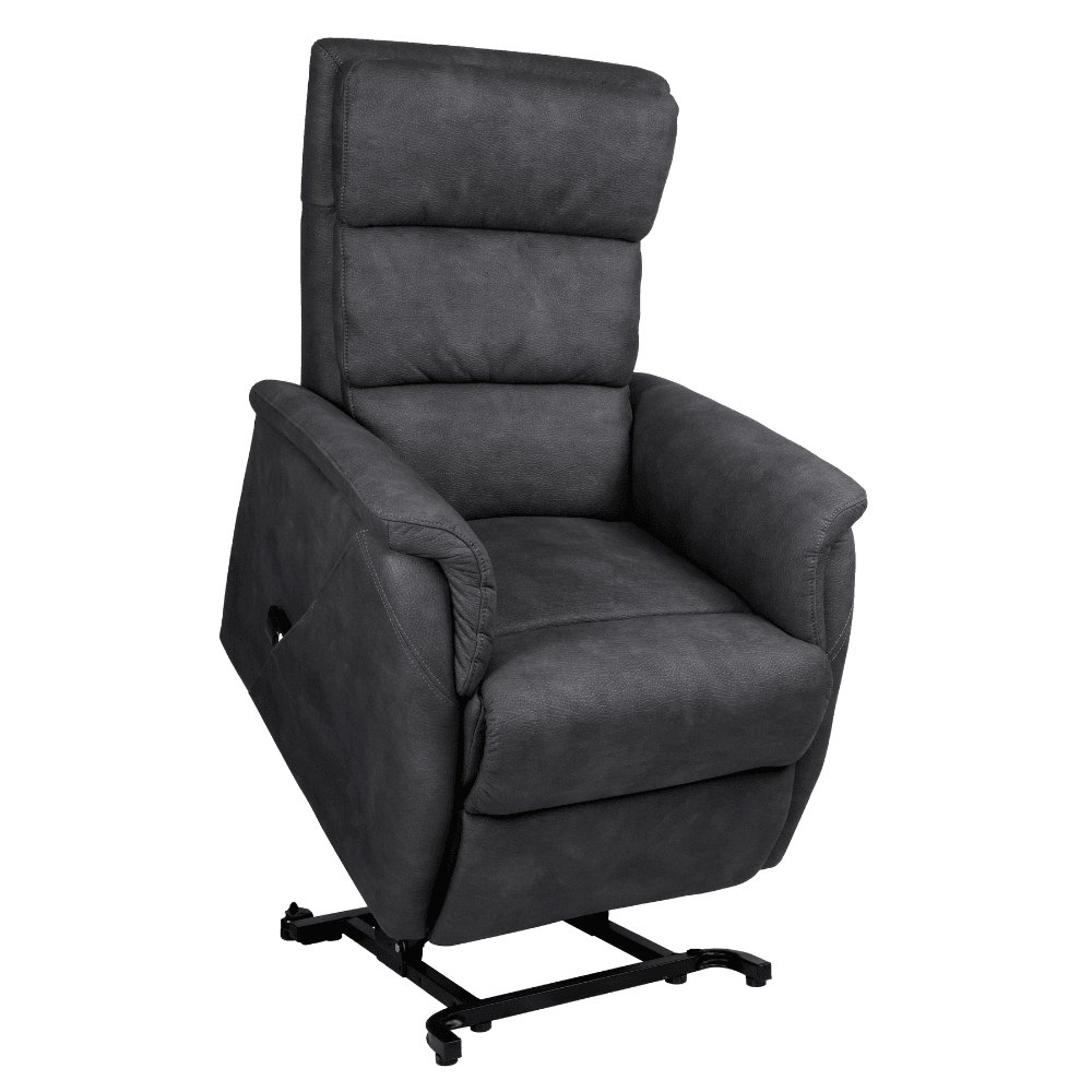 Basiq-seats Palma Sta-op stoel met 2 motoren - Stof, Grijs