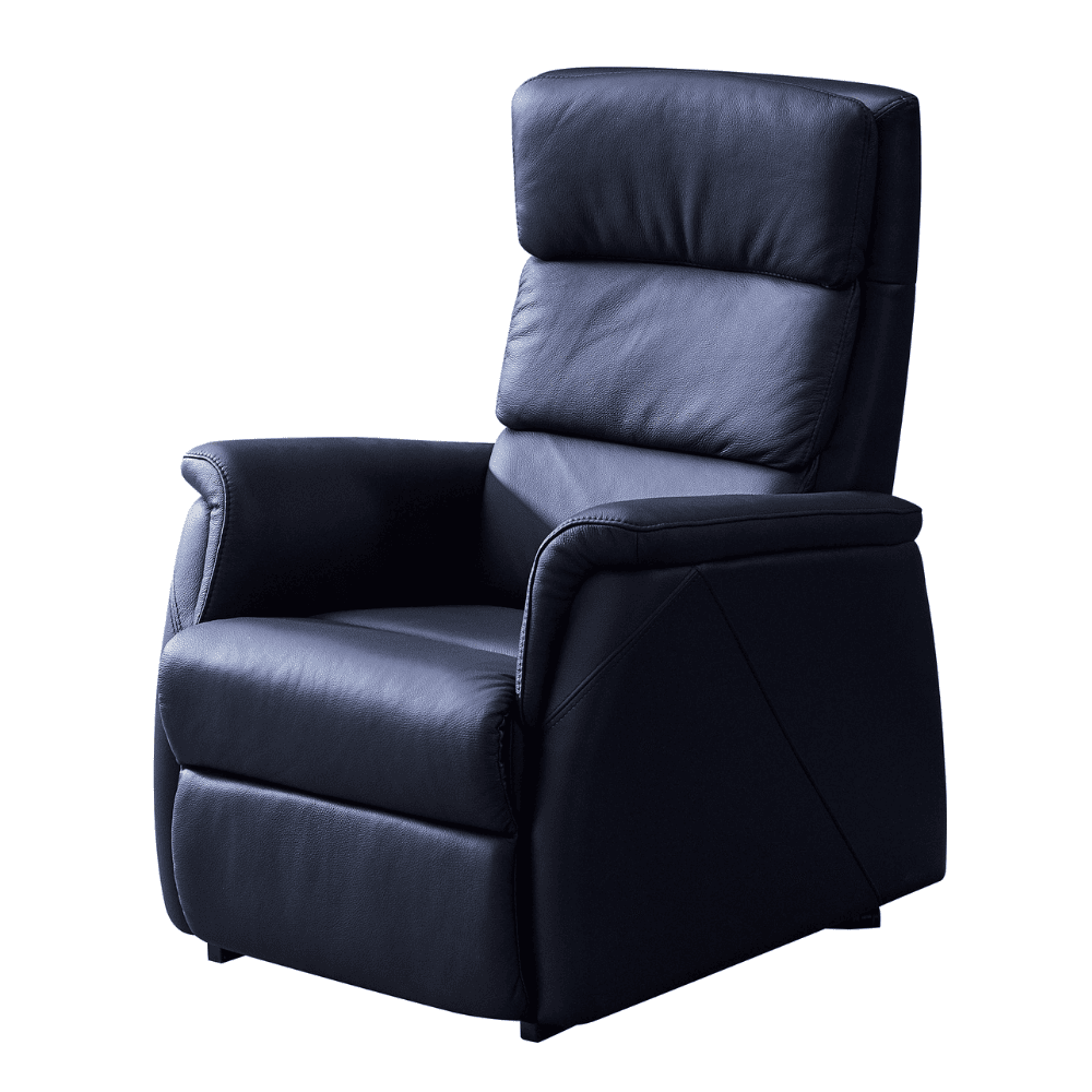 Basiq-seats Palma Sta-op stoel met 2 motoren - Leer, Zwart