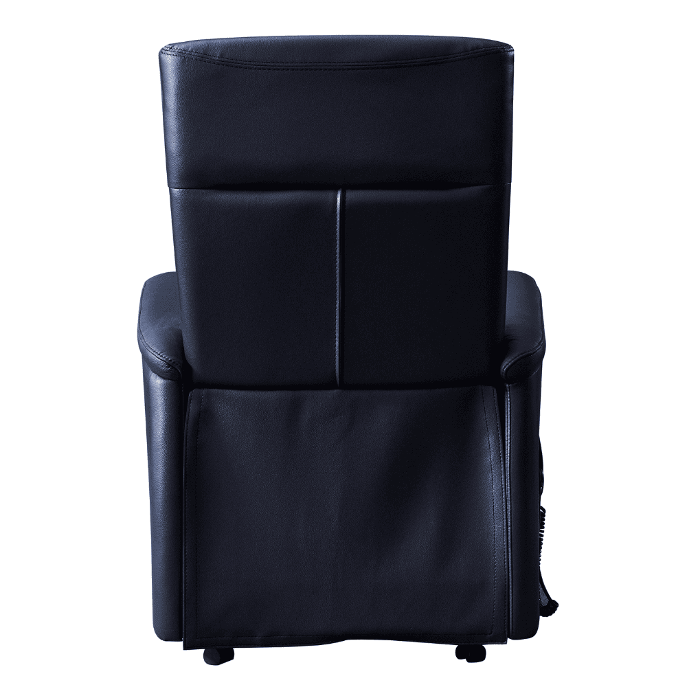 Basiq-seats Palma Sta-op stoel met 2 motoren - Leer, Zwart