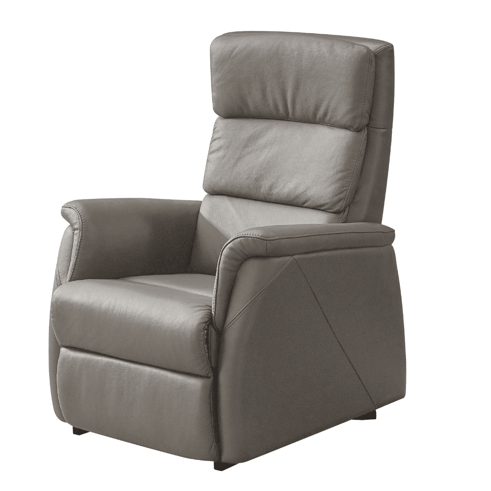Basiq-seats Palma Sta-op stoel met 2 motoren - Leer, Taupe