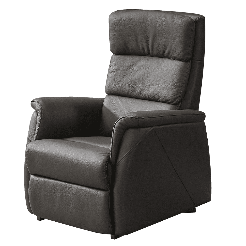 Basiq-seats Palma Sta-op stoel met 2 motoren - Leer, Mokka