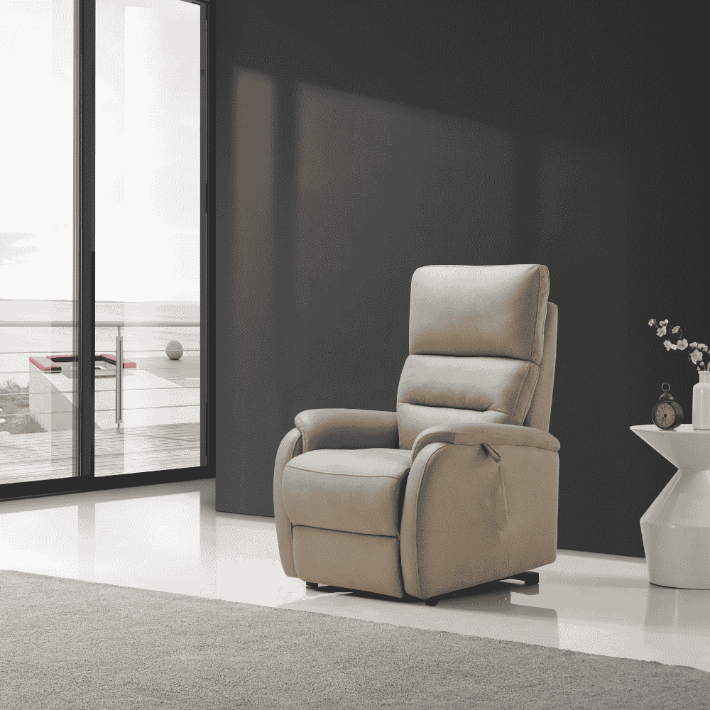 Basiq-seats Modena Powerlift Sta-op stoel met 4 motoren - Stof, Mastic