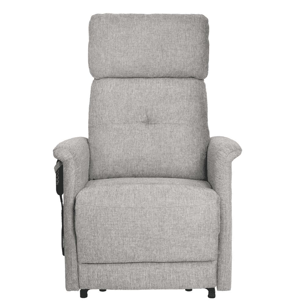 Basiq-seats Praga Powerlift Sta-op stoel met 4 motoren - Stof, Licht Taupe