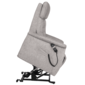 Basiq-seats Praga Powerlift Sta-op stoel met 4 motoren - Stof, Licht Taupe
