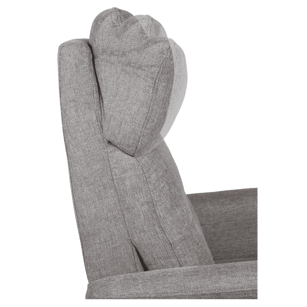 Basiq-seats Praga Powerlift Sta-op stoel met 4 motoren - Stof, Licht Taupe