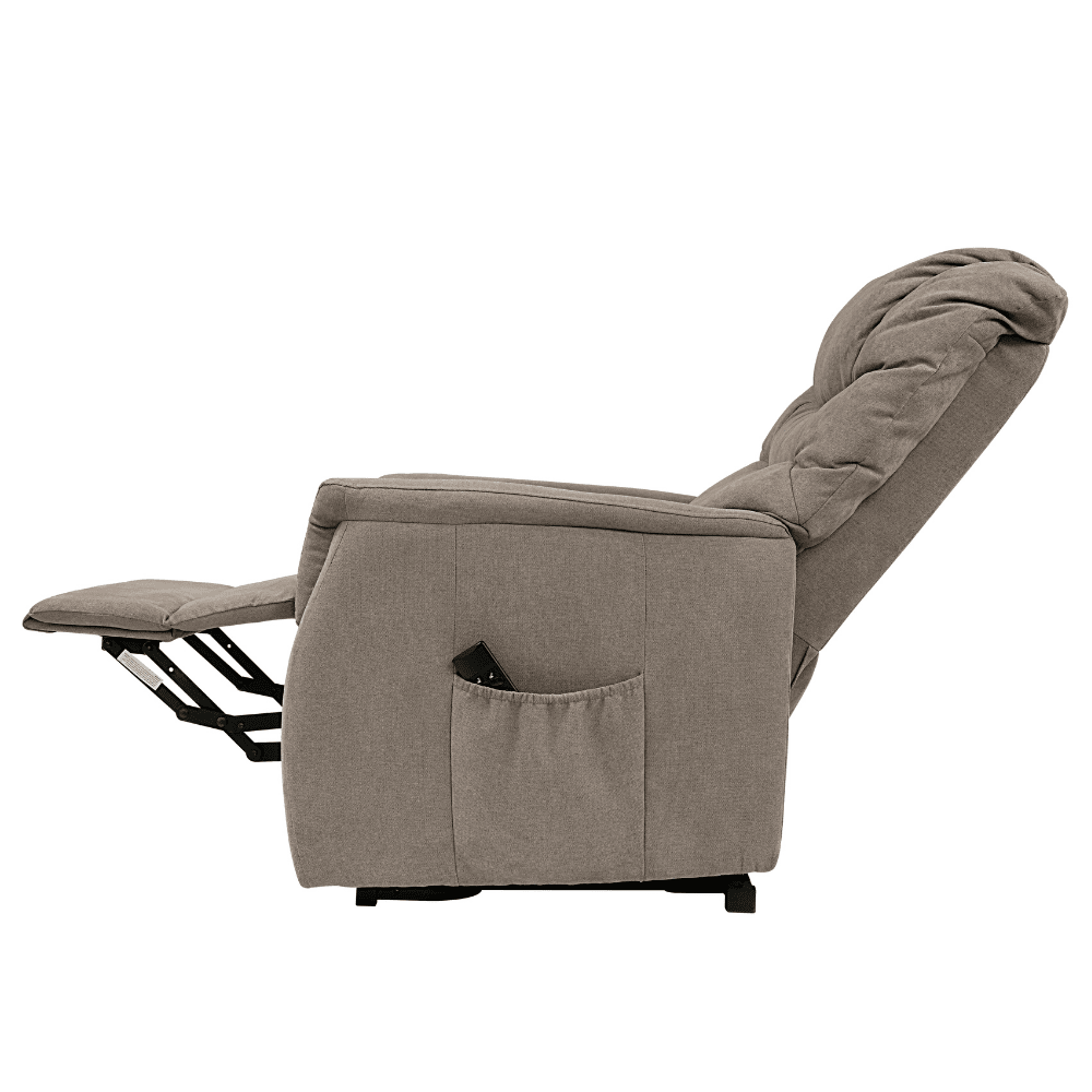 Basiq-seats Verona Sta-op stoel met 2 motoren - Taupe