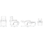 Basiq-seats Palma Sta-op stoel met 2 motoren - Leer, Mokka