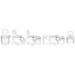 Basiq-seats Praga Powerlift Sta-op stoel met 4 motoren - Stof, Licht Taupe