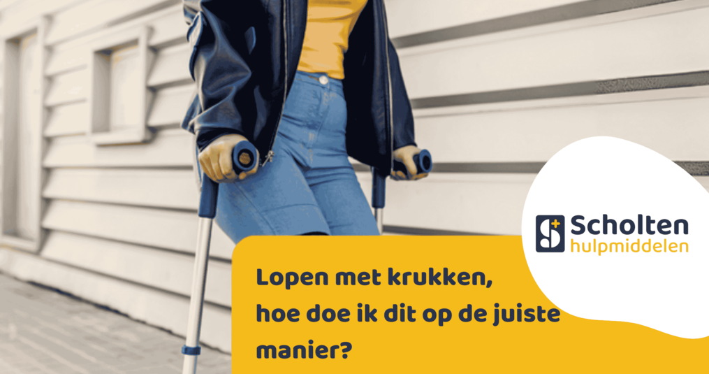 Krukken correct gebruiken voor veilig lopen