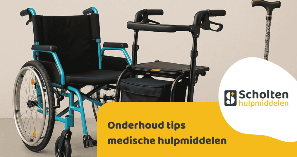 Onderhoud medische hulpmiddelen: tips voor rolstoel, rollator en meer