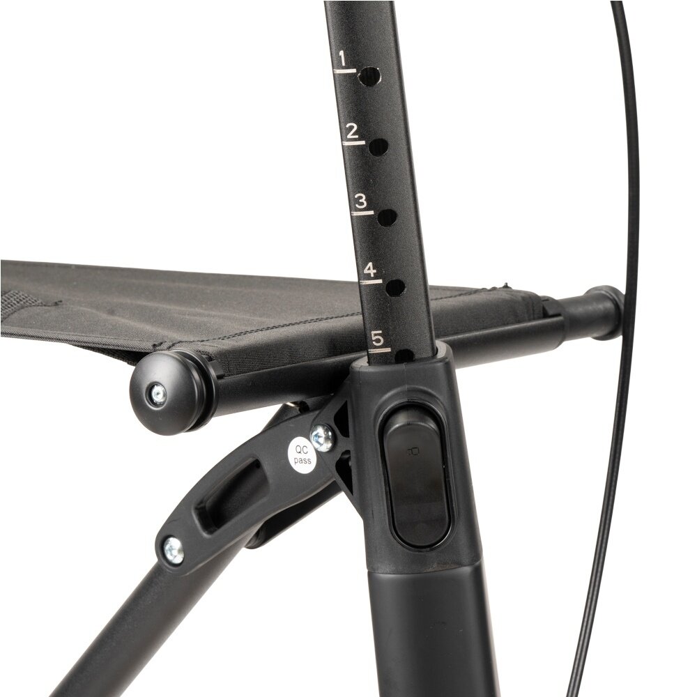MultiMotion MultiMotion Carbon rollator met softwielen - Maat M - Zwart
