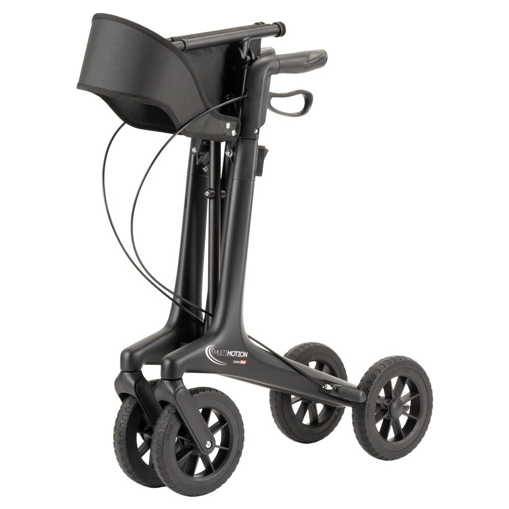 MultiMotion MultiMotion Carbon rollator met softwielen - Maat M - Zwart
