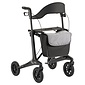 MultiMotion MultiMotion Carbon rollator met softwielen - Maat M - Zwart