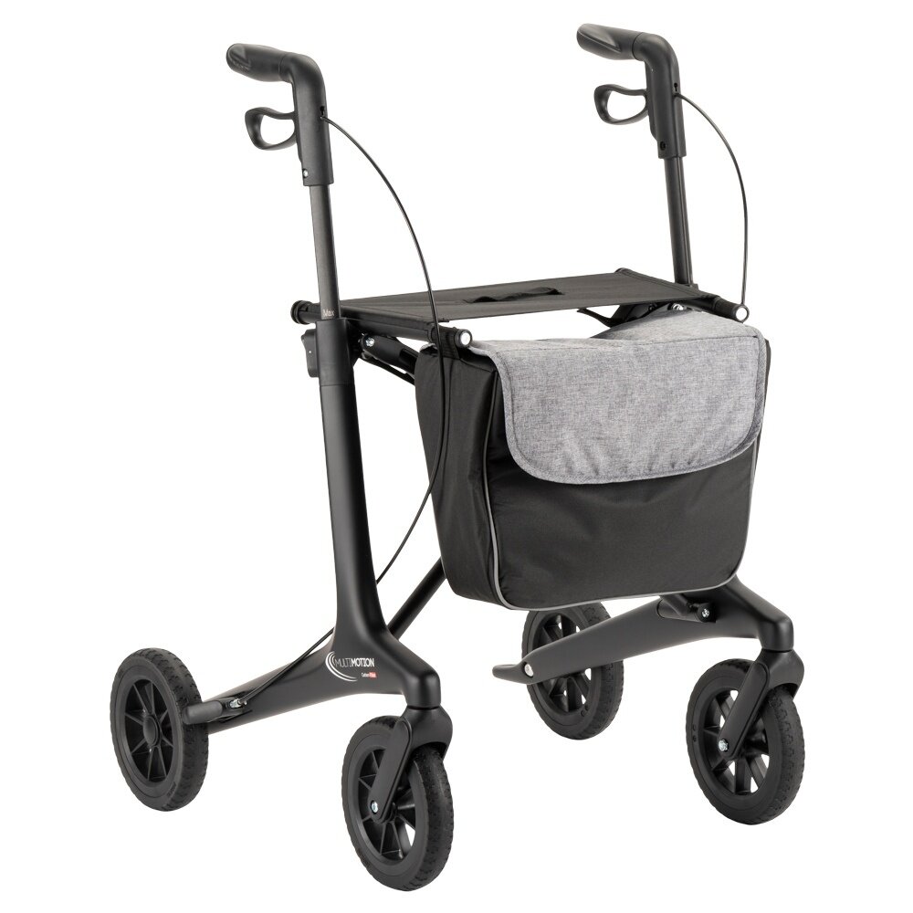 MultiMotion MultiMotion Carbon rollator met softwielen - Maat M - Zwart
