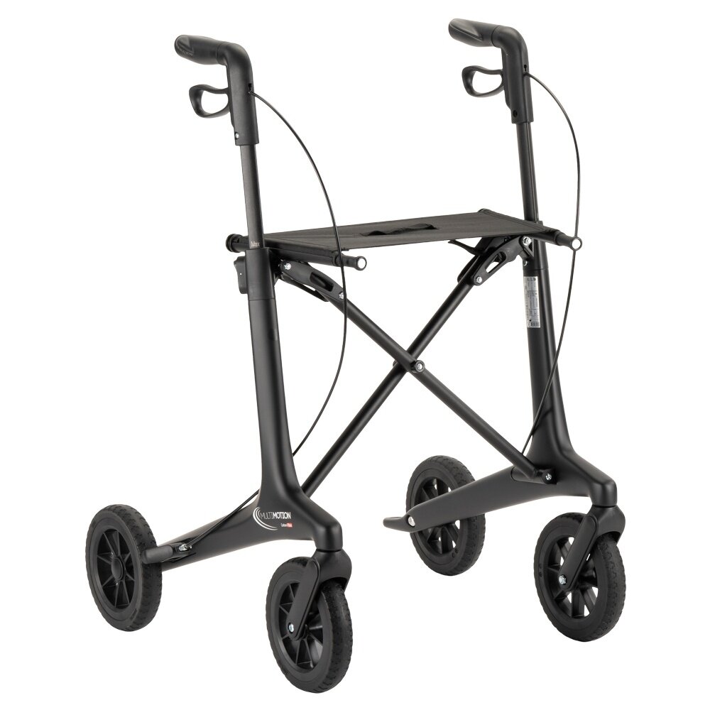 MultiMotion MultiMotion Carbon rollator met softwielen - Maat M - Zwart