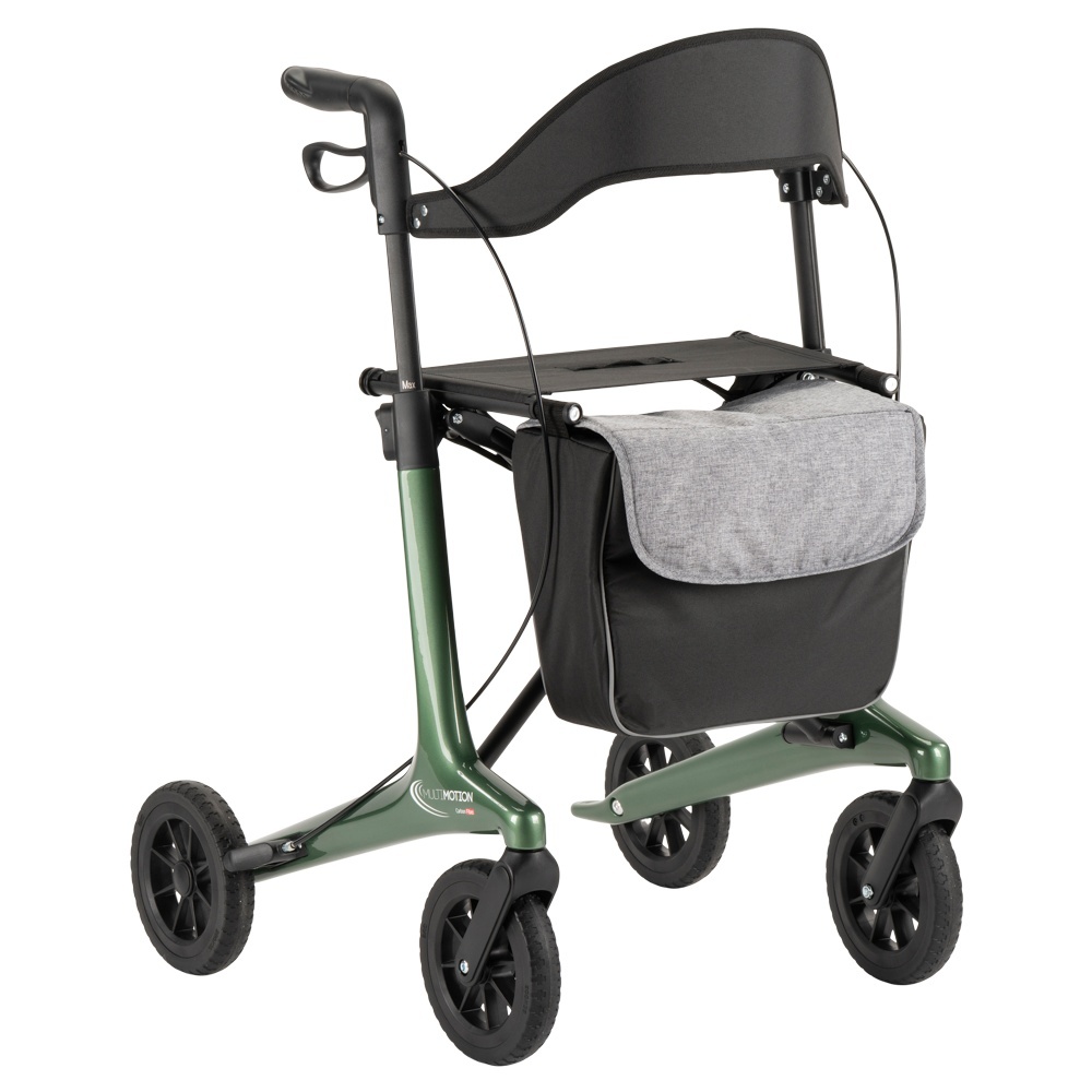 MultiMotion MultiMotion Carbon rollator met softwielen - Maat M - Groen