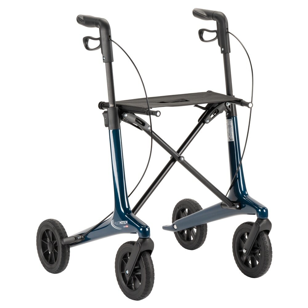MultiMotion MultiMotion Carbon rollator met softwielen - Maat M - Blauw