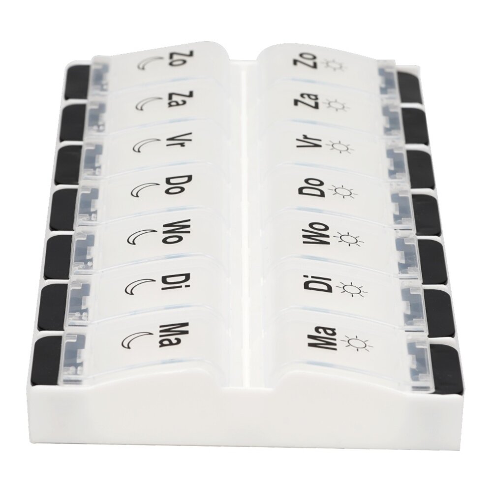 MultiMotion Ruime pillendoos 7 dagen, 2 delen per dag