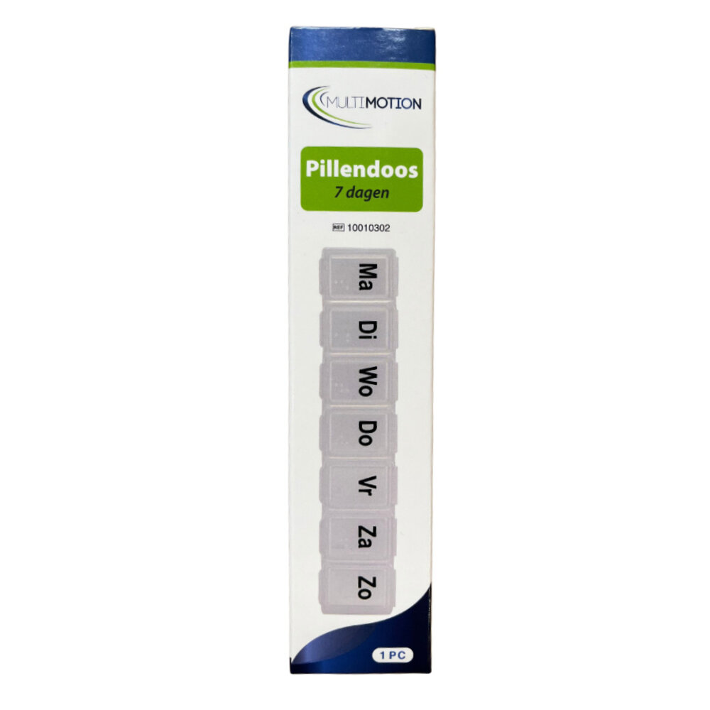 MultiMotion Pillendoosje 7-daags / 1 vakje per dag - Nederlands