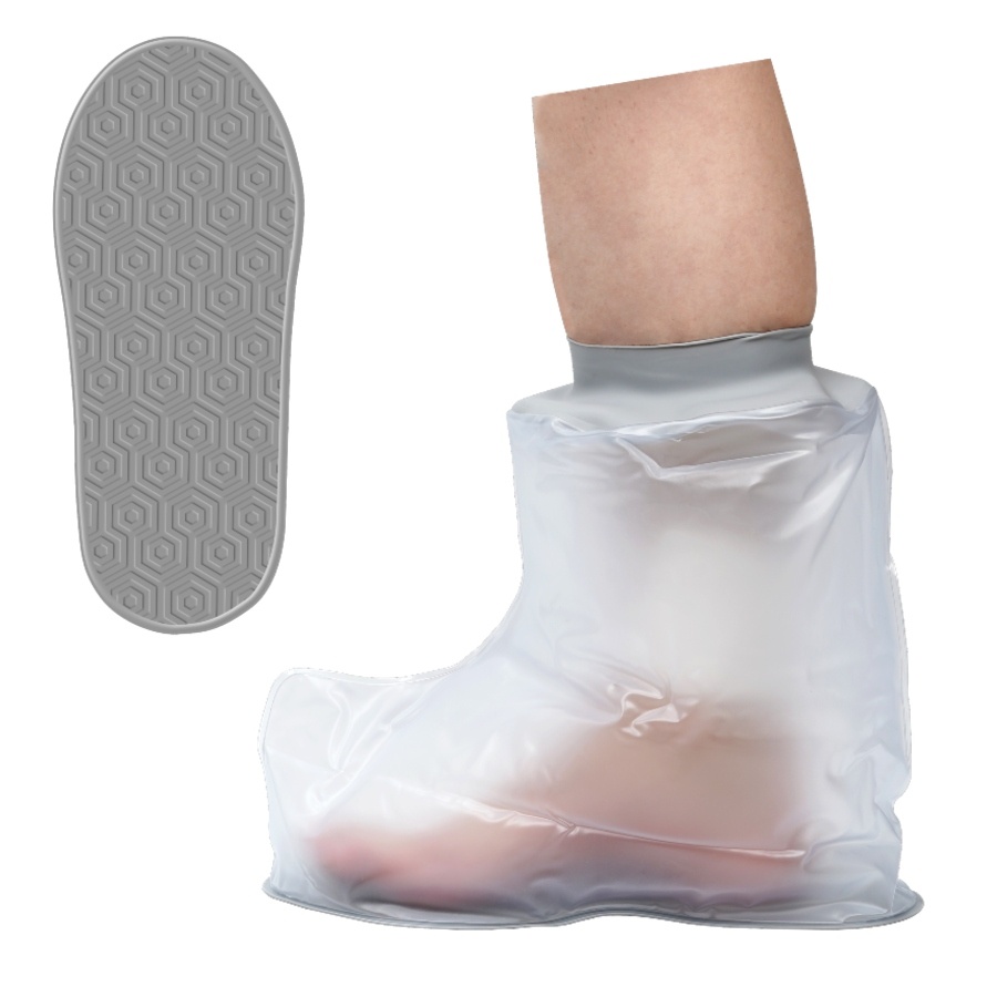 MultiMotion Gipshoes voet/enkel, met siliconenring en antislipvoet