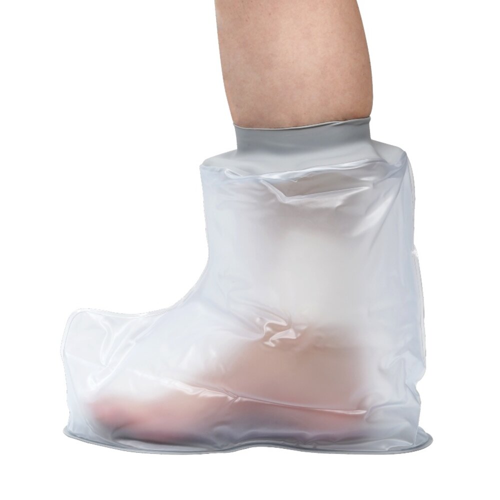 MultiMotion Gipshoes voet/enkel, met siliconenring en antislipvoet