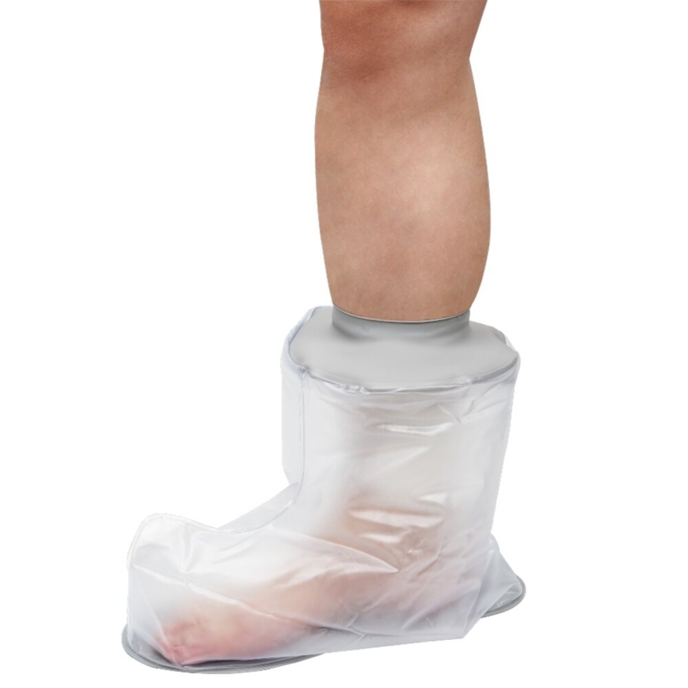MultiMotion Gipshoes voet/enkel, met siliconenring en antislipvoet